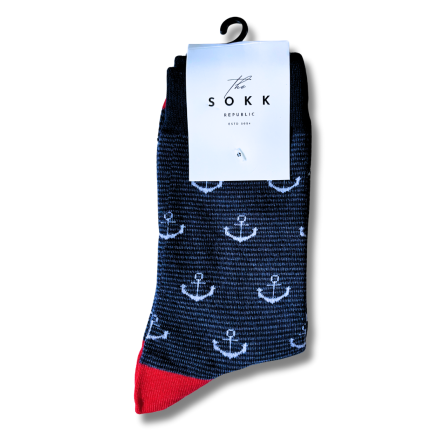 Navy Ship Anchor Socks - Image 5