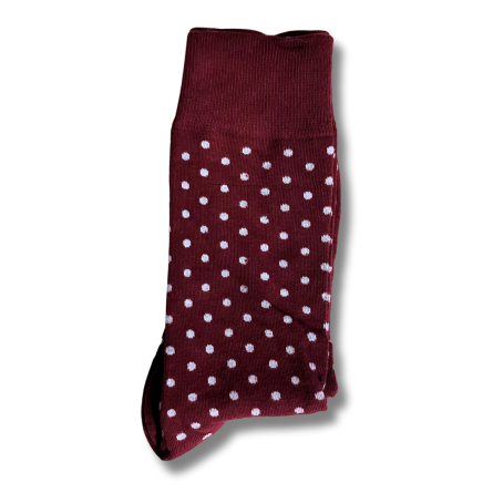 Classic Maroon Office Socks - Image 3