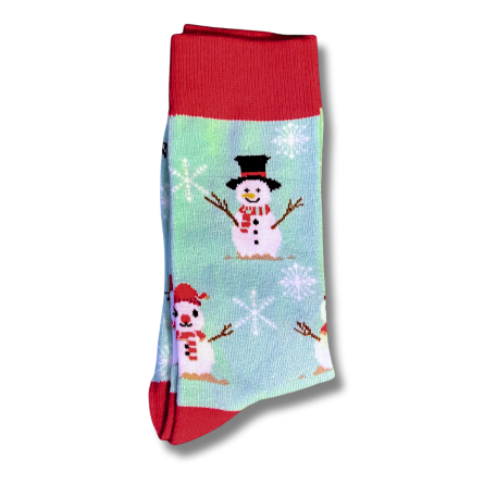 Snowman Christmas Hat Socks - Image 3