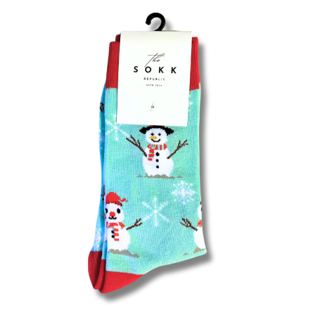 Snowman Christmas Hat Socks - Image 5
