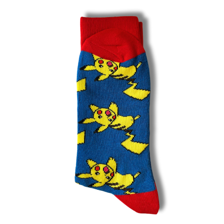 Lightning Bolt Blue Socks - Image 3