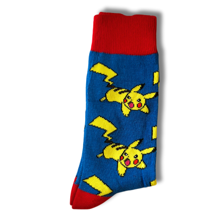 Lightning Bolt Blue Socks - Image 4