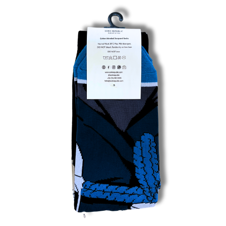 Blue Shadow Ninja Socks - Image 3