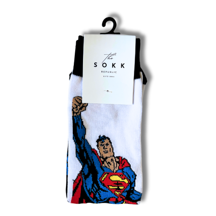 Man of Steel Hero Socks - Image 1