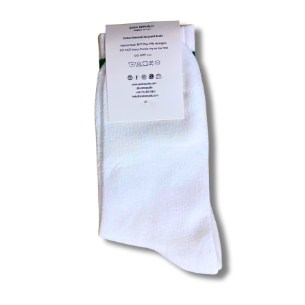 Premium White and Green Stripe Socks - Image 4