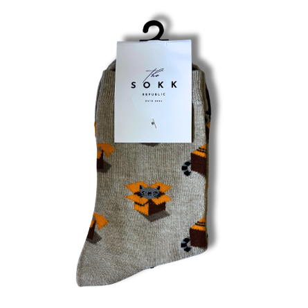 Cute Cat Box Socks - Image 5