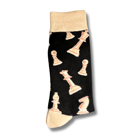 Chess Board Print Socks - Image 3