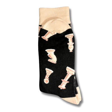 Chess Board Print Socks - Image 2