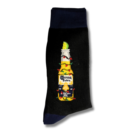 Beer Bottle Print Socks - Image 3