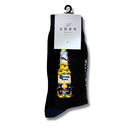 Beer Bottle Print Socks - Image 5