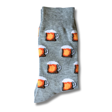 Grey Beer Mug Socks - Image 3