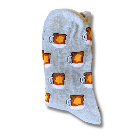 Grey Beer Mug Socks - Image 2