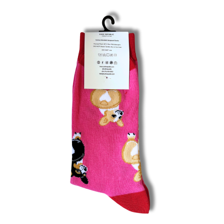 Pink Corgi Socks - Image 5