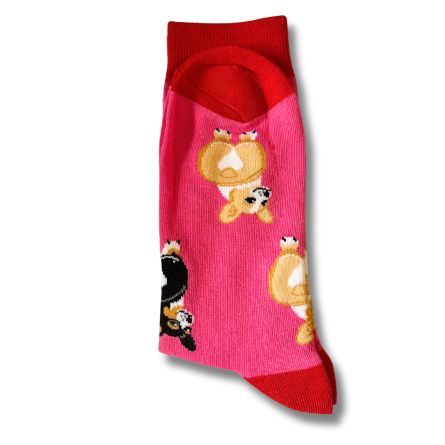 Pink Corgi Socks - Image 3