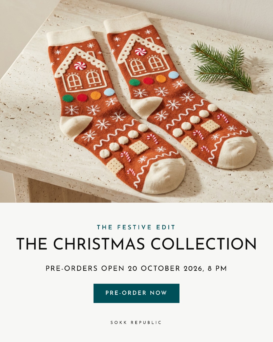 The Christmas Collection – pre-orders open 20 October 2026, 8 PM